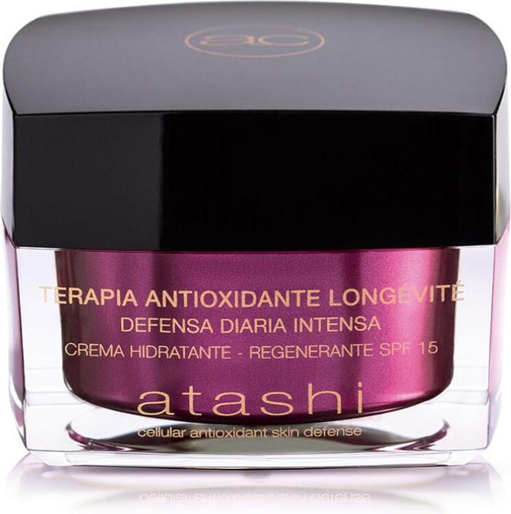 Atashi CELLULAR ANTIOXIDANT SKIN DEFENSE crema hidratante regenerante 50 ml (50 ml, Tagescreme, SPF 15)