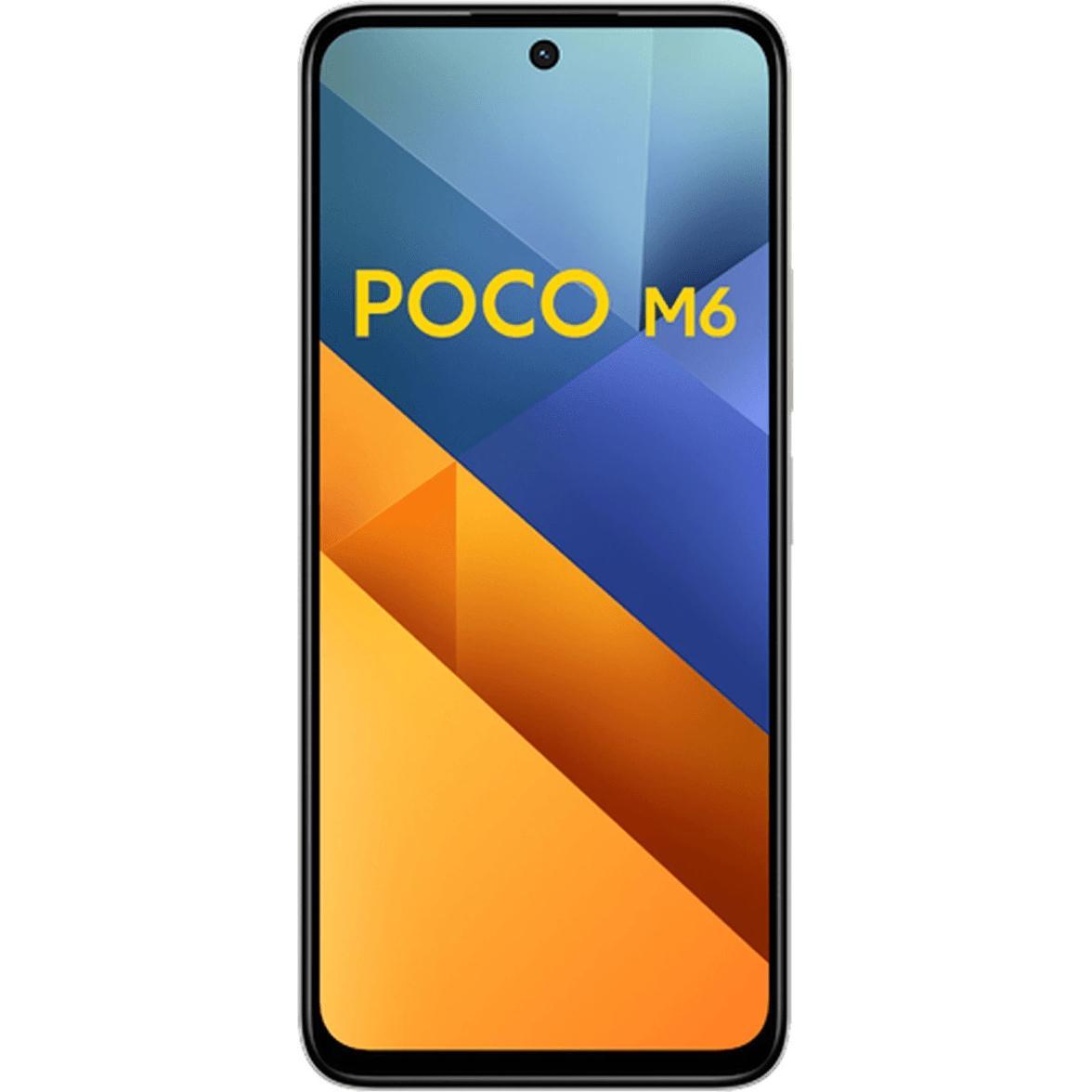 Xiaomi Poco M6 EU (128 GB, Silver, 6.79", Dual SIM, 108 Mpx, 4G), Smartphone, Silber