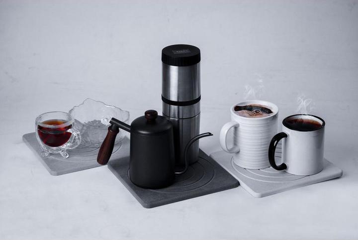 Actual product image Moonstone Skalta Coaster light grey (1x, Pan coaster)