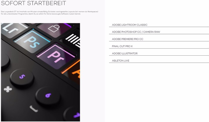 Produktbild Loupedeck Ct (Nummernblock, Kabelgebunden)