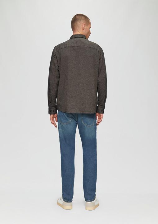 Actual product image S.Oliver Hemd Regular Fit: Strukturiertes Hemd mit Button-Down-Kragen (L)
