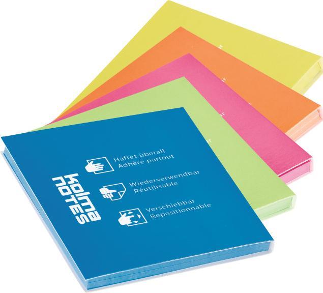 Immagine prodotto Kolma Note adesive Note 76 x 76 mm bacche adesive statiche (76 x 76 mm)