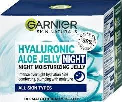 Actual product image Garnier Skin Naturals Hyaluronic Aloe Night Moisturising Jelly (50 ml, Night cream)