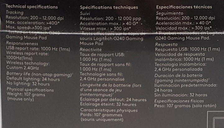 Produktbild Logitech G G900 Chaos Spectrum (Kabelgebunden, Kabellos)