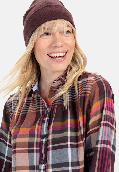 Actual product image Camel Active Check blouse with stand-up collar (S)