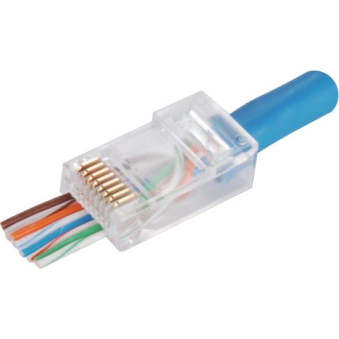 Thumbnail - Alantec RJ45 UTP cat.6 praėjimo kištukas (100 vnt.) -, Router, Transparent