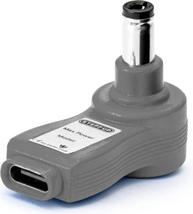 Actual product image MyVolts PDT20P1 - USB-C PD Step Up Tip, 20V c+ve 2.1mm/2.5mm