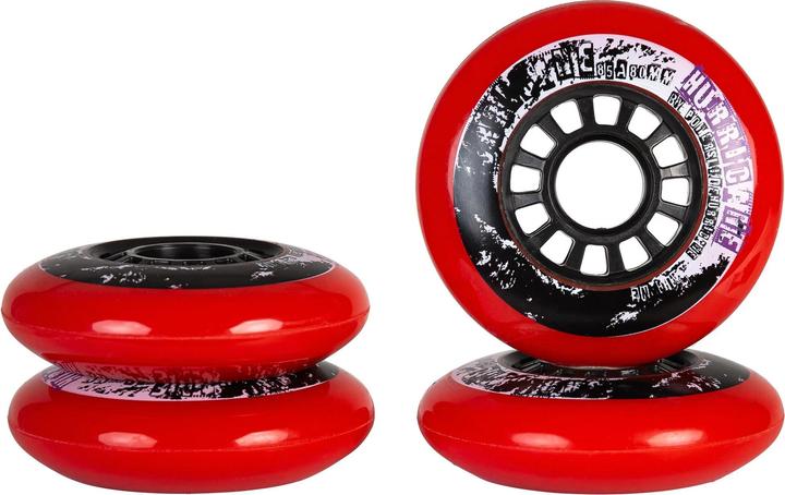 Actual product image Powerslide 4 WHEELS HURRICANE RED 76MM88A X8664934 (76 mm, 88a)