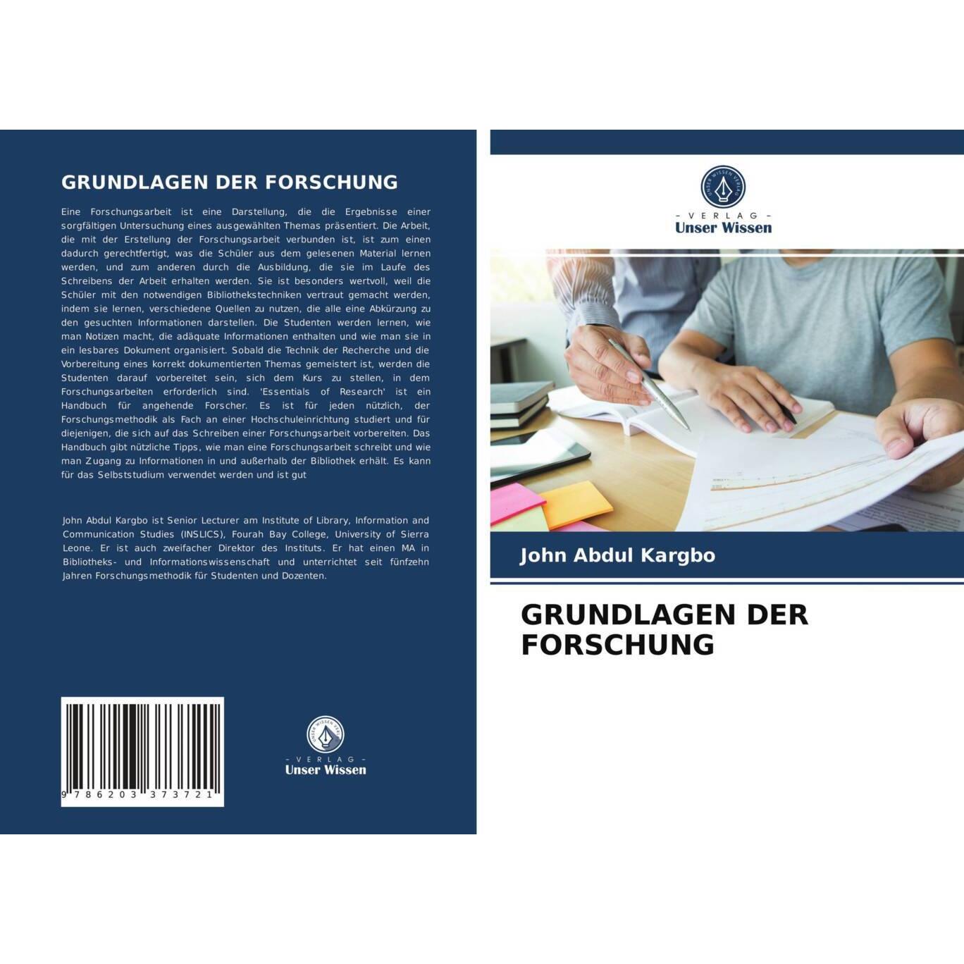 Grundlagen Der Forschung, Fachbücher von John Abdul Kargbo