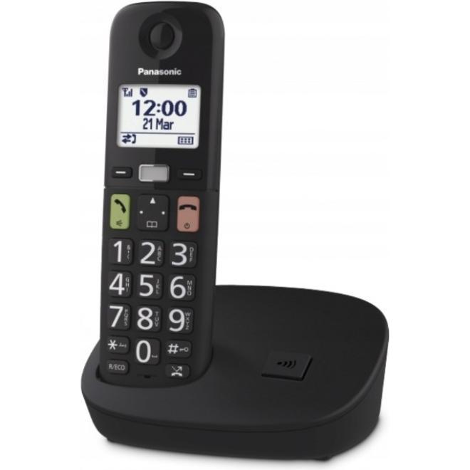 Panasonic Telephone Radio/Kx-Tgu110fxb, Telefon, Schwarz