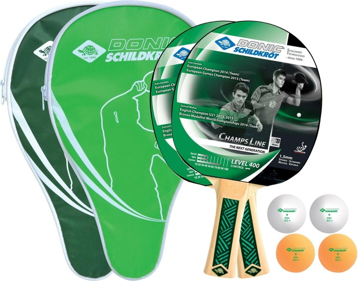 Immagine prodotto Donic Schildkröt Set Tennis da tavolo Champs 400 Cover