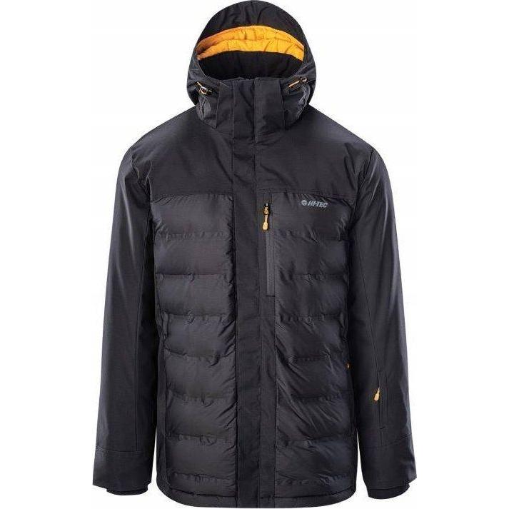Hi-Tec, Herren, Skijacke, Herren-Skijacke Helmir Black, L (L), Schwarz, L