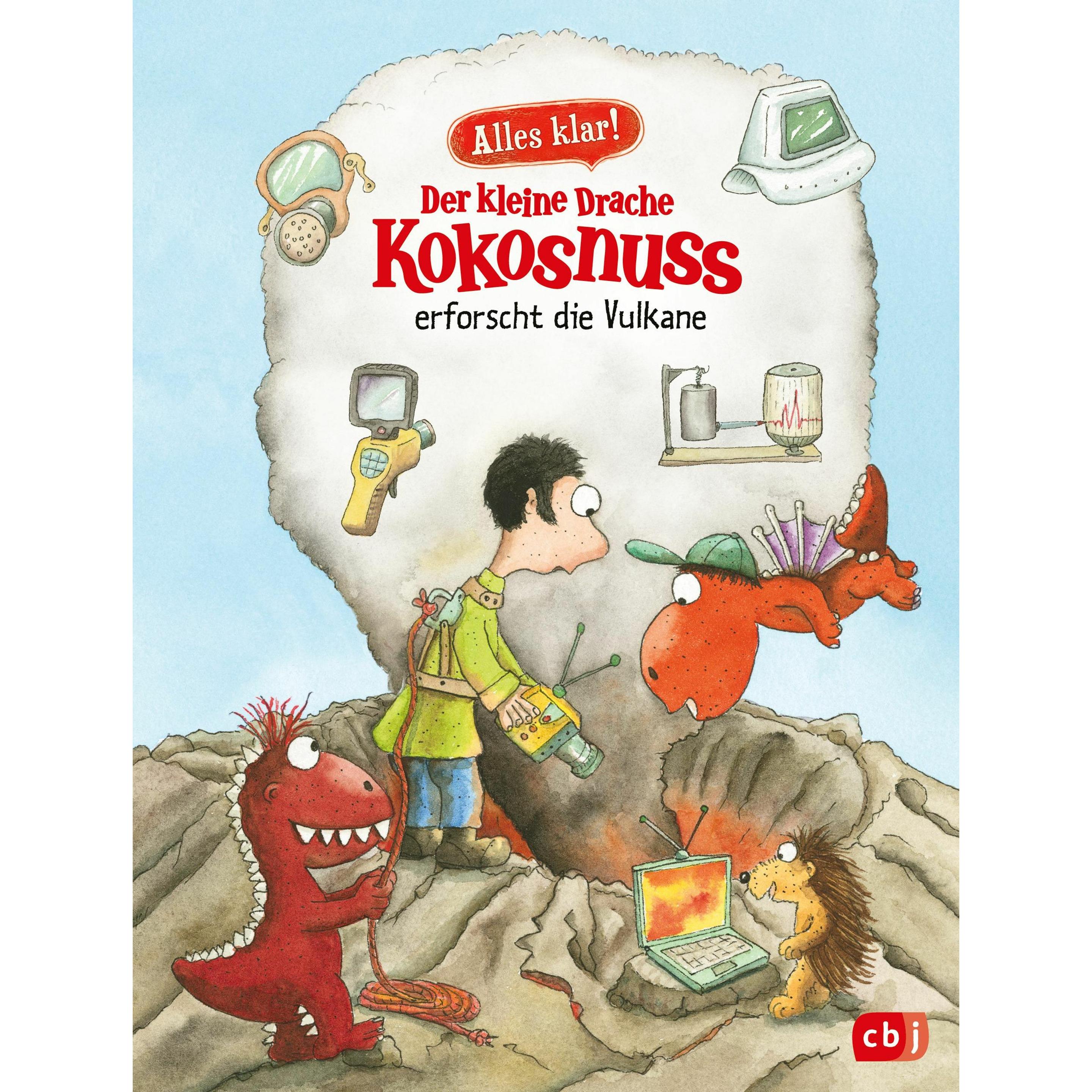 Alles klar! Der kleine Drache Kokosnuss erforscht die Vulkane, Kinderbücher von Ingo Siegner