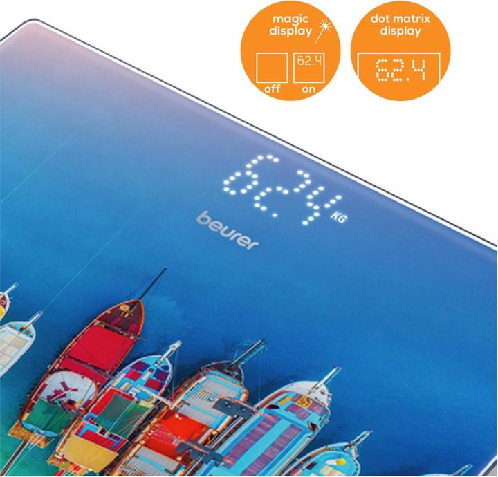 Actual product image Beurer Glass scale GS215 Boats (180 kg)