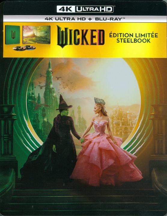 Wicked - 4K Steelbook (Blu-ray 4k, 2024, Anglais)