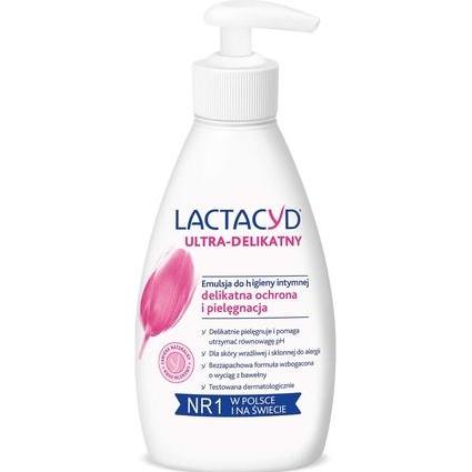 Lactacyd, Intimpflege, Sensitive Emulsion für die Intimhygiene mit einer 200-ml-Pumpe (200 ml, Intimwaschlotion)