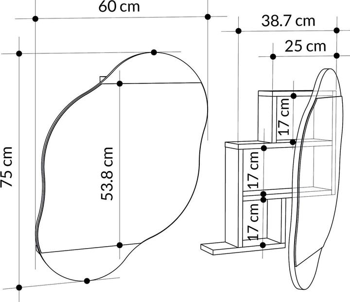 Produktbild Skye Decor Cloud (60 x 13 x 75 cm)