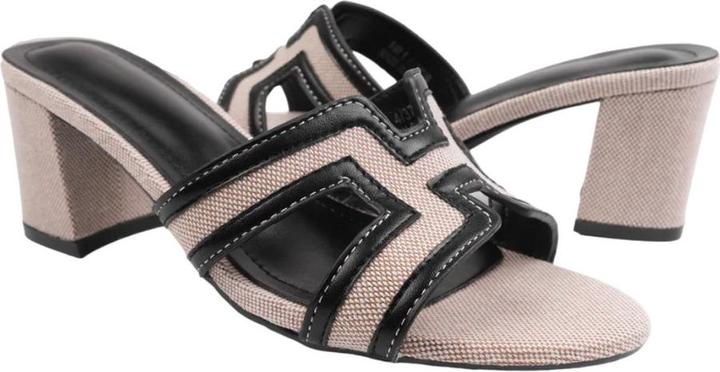 Actual product image Where's That From Womens/Ladies Drama Cut Out PU Block Heel Sandals (41)
