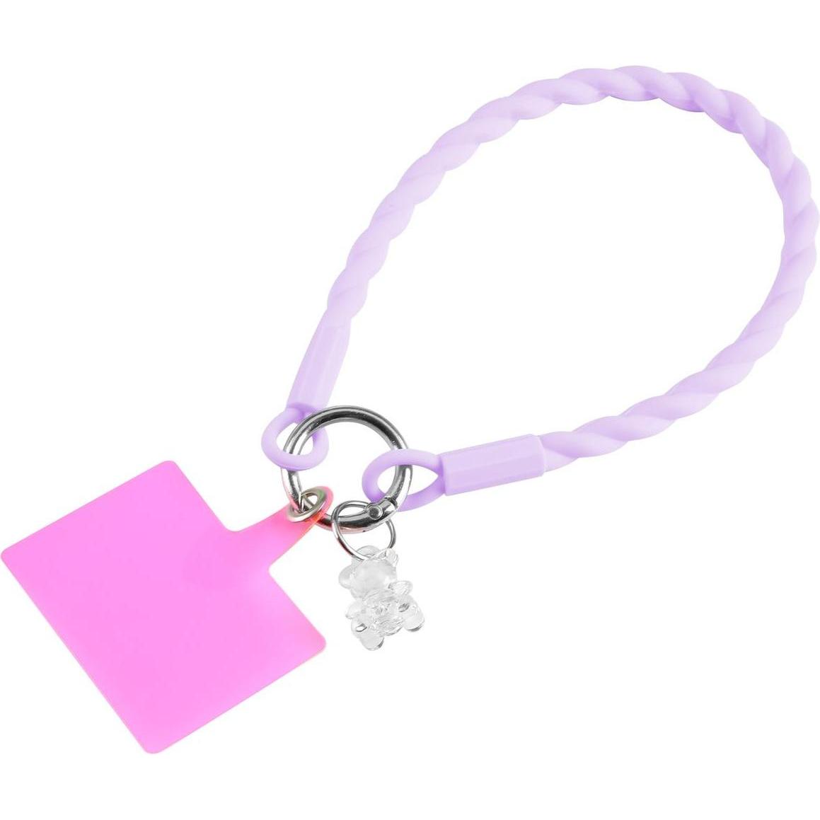 Handy Kette Band Schnur Universal Umhängeband für Handyhüllen Smartphone Nylon, Handykette, Violett
