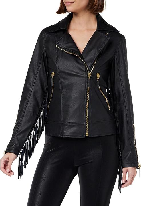 Actual product image Kendall + Kylie Leather Fringe Jacket (L)