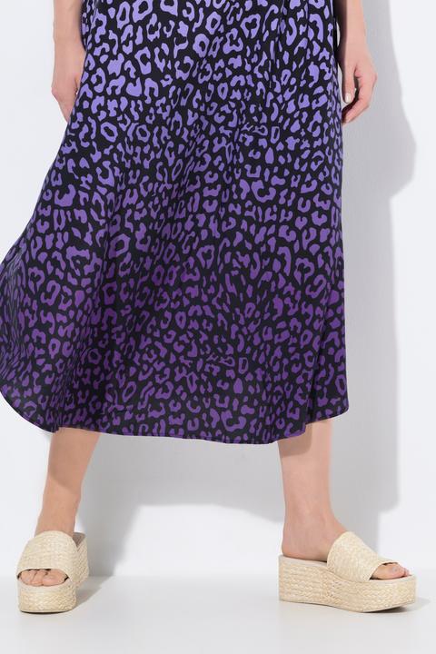 Produktbild Ulla Popken Midikleid, Leo-Farbverlauf, Rundhals, ärmellos (42, 44)