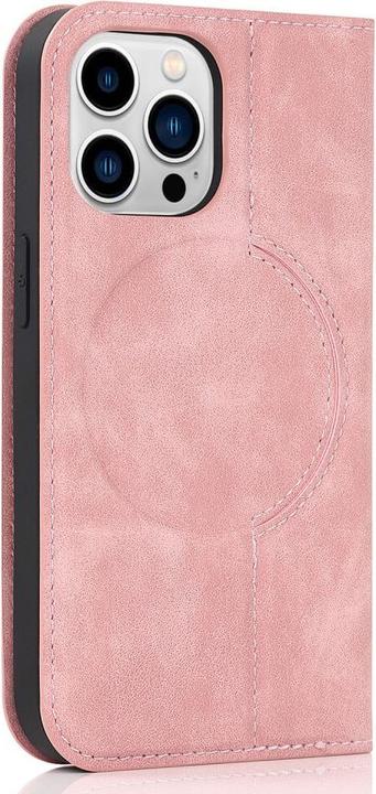 Produktbild Cover-Discount iPhone 15 Pro - MagSafe Flip Case RFID rosa (Apple iPhone 15 Pro)
