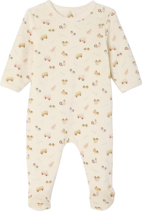 Produktbild Vertbaudet 2er-Pack Baby Samt-Strampler mit Recycling-Polyester, Feuerwehr (56)