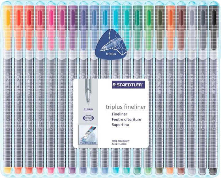 Produktbild Staedtler Triplus Fineliner (20x)