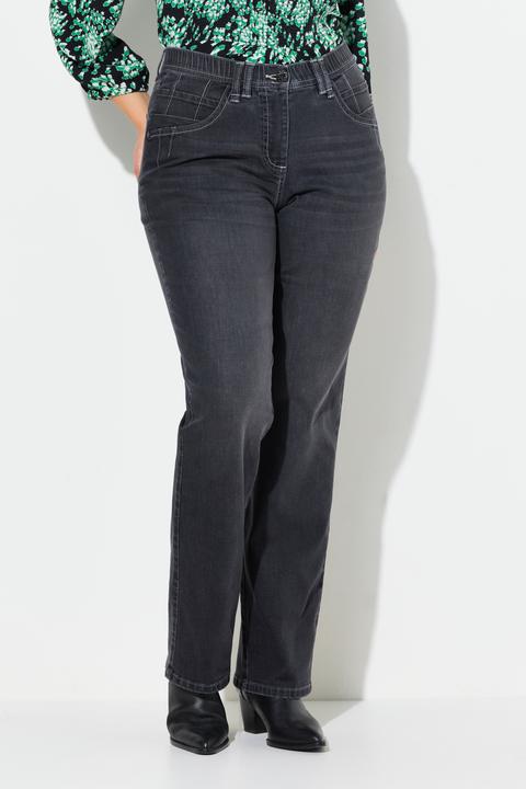 Image du produit Ulla Popken Jean Mandy, coupe 5 poches, jambe large (42)