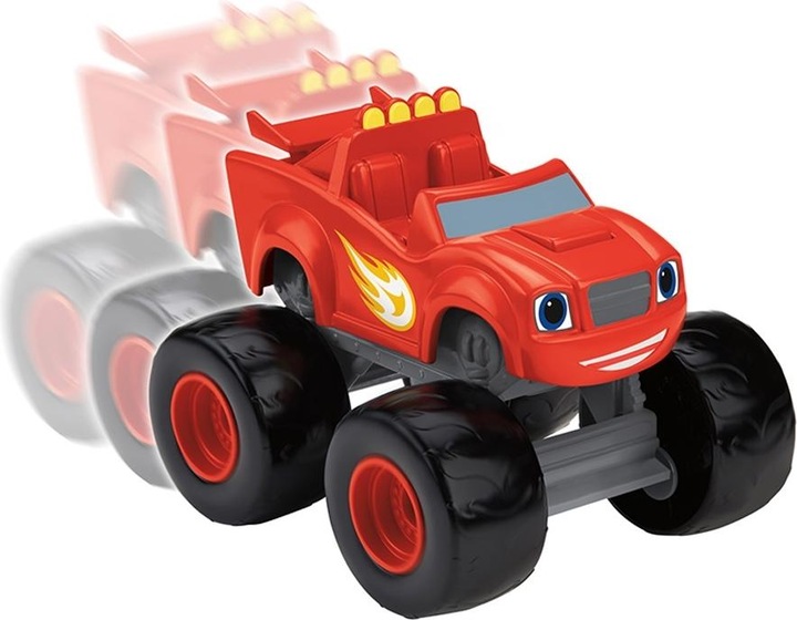 Actual product image Blaze And The Monster Machines FISHER PRICE "Blaze and jeep monsters" car (metal), CGF20