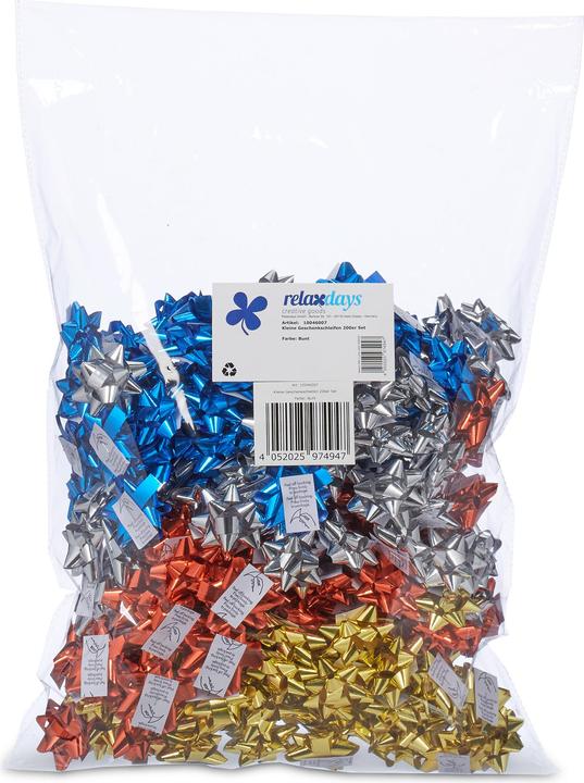 Produktbild Relaxdays 200x Geschenkschleife (200x)