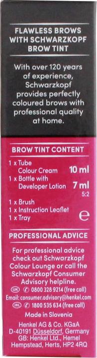 Image du produit Schwarzkopf Brow Tint Couleur permanente des sourcils 6 - 1 (Dark Blonde)