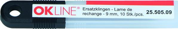 Actual product image OK-Line Ersatzklingen 9mm 10 Stk. (Replacement blade)