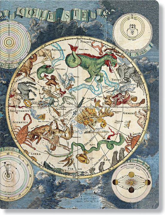 Image du produit Paperblanks Cahiers - Planisphère Céleste - A4 - Ligné (A4, À rayures, Couverture rigide)