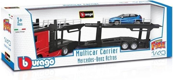 Bburago Modello in metallo.Trattore Mercedes-Benz Actros