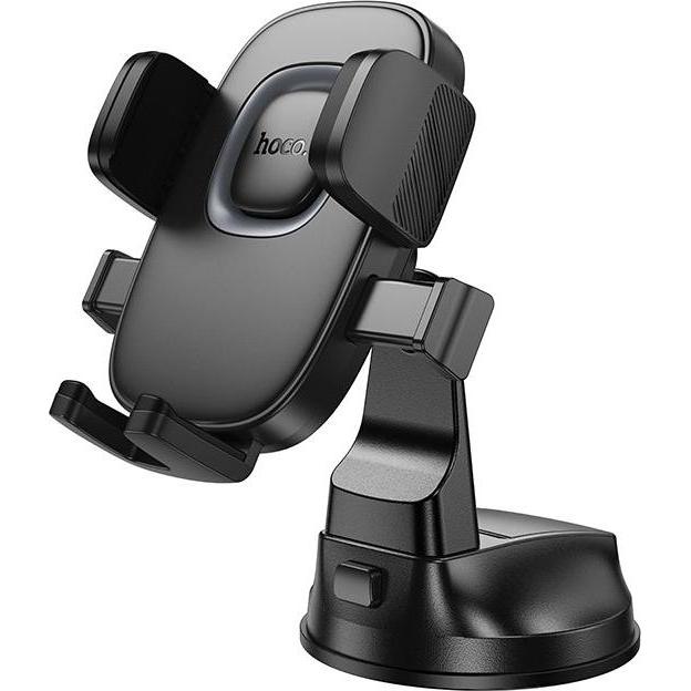 Hoco Car Holder H76, Universal, Black, Smartphonehouder, Zwart