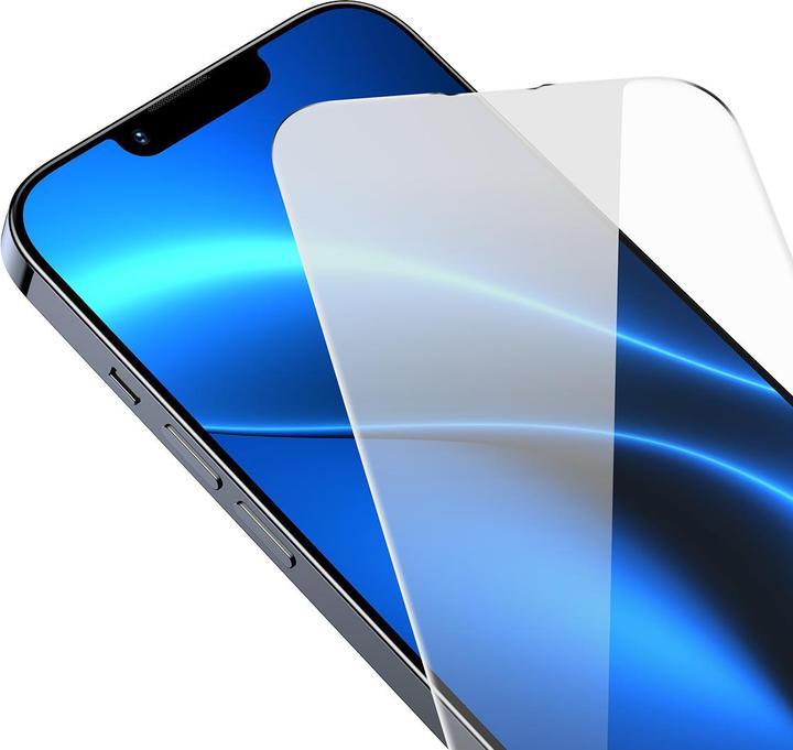 Image du produit Baseus Tout-verre Crystal Tempered Glass EasyStick Film iP14 (Pack de 2) (2 pcs, Apple iPhone 13 Pro Max, Apple iPhone 14 Plus)