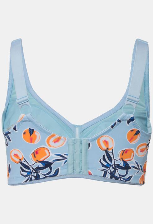 Actual product image Ulla Popken Peach Print Relief Bra (Single pack, 95 C)