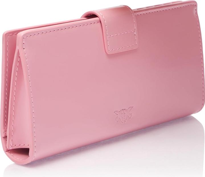 Actual product image Pinko Horizontale Brushed Leather Glossy Travel Accessory