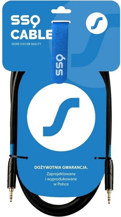 Actual product image SSQ MIMI2 SS-1425 Cable Mini Jack Stereo 3 5 mm - Mini Jack Stereo 3 5 mm 2 m Sc (2 m)