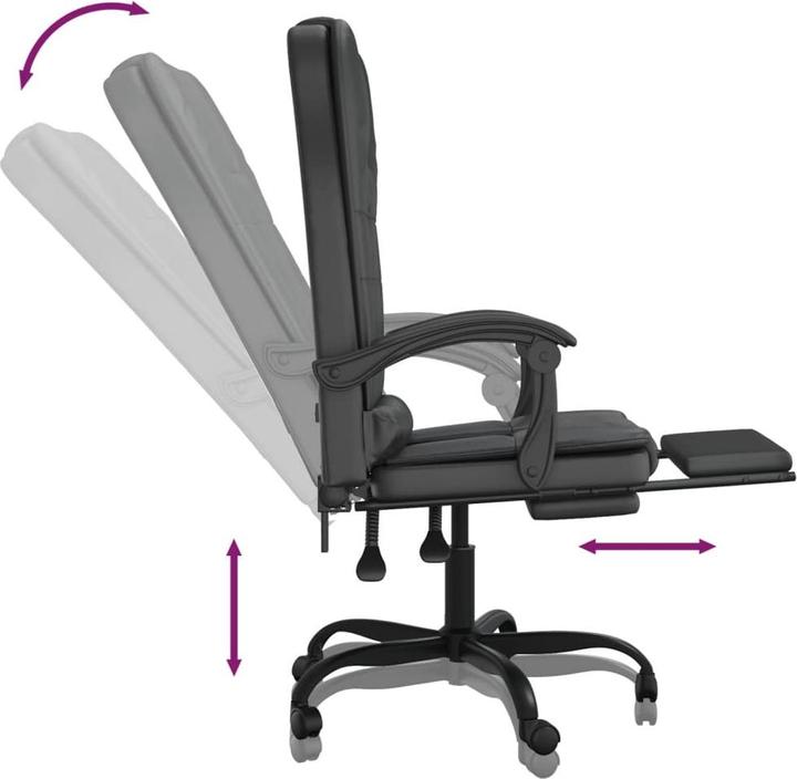 Image du produit vidaXL Massage-Bürostuhl (46.50 - 56 cm)