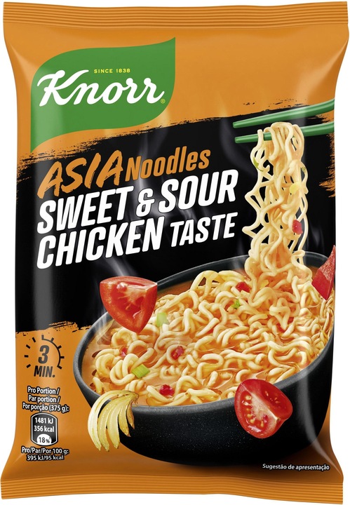 Produktbild Knorr Asia Noodles Sweet & Sour Beutel 1 Portion (78 g)