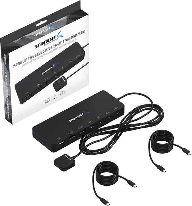 Image du produit Sabrent Commutateur USB à 2 ports