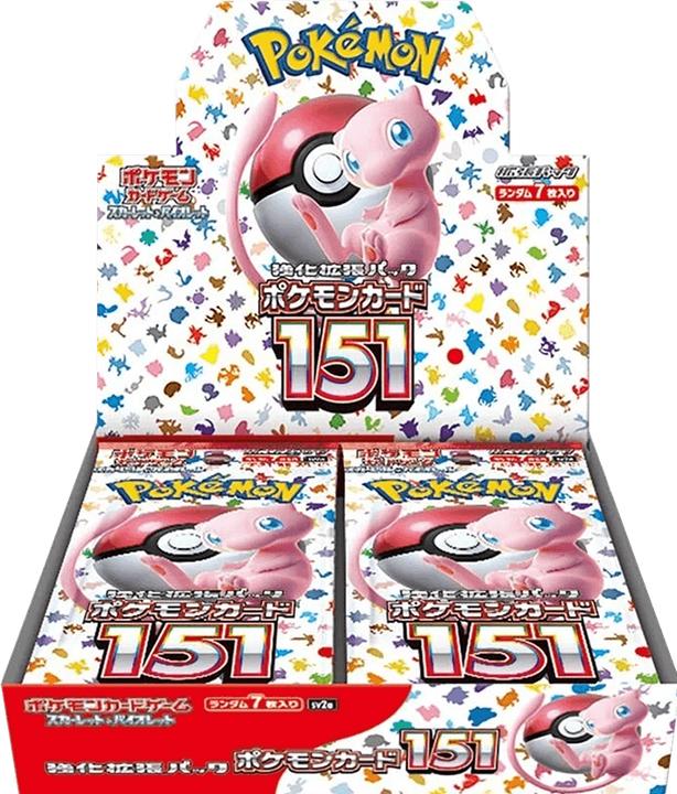 Actual product image Pokémon Scarlet & Violet - 151 (Japanese, Booster display)