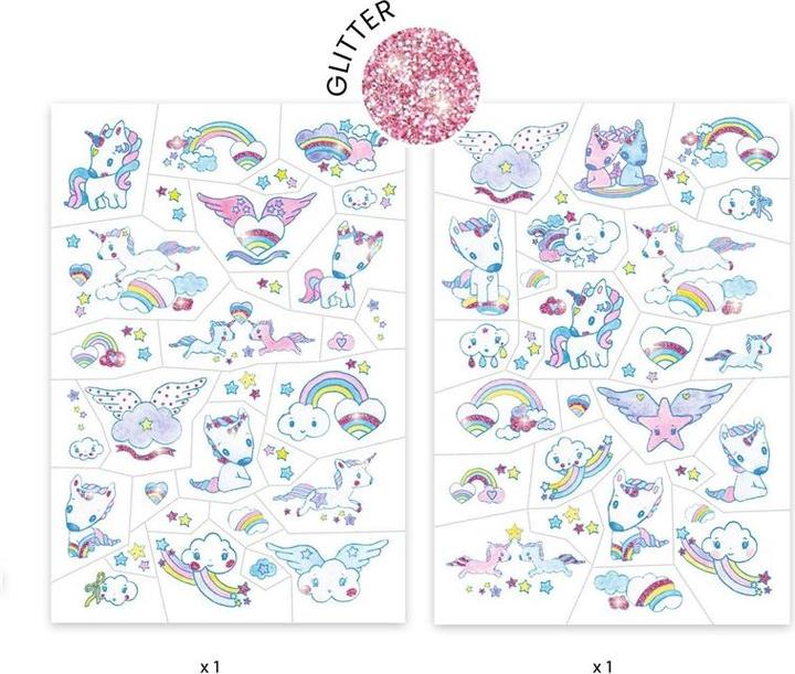 Produktbild Djeco Tattoos Einhörner