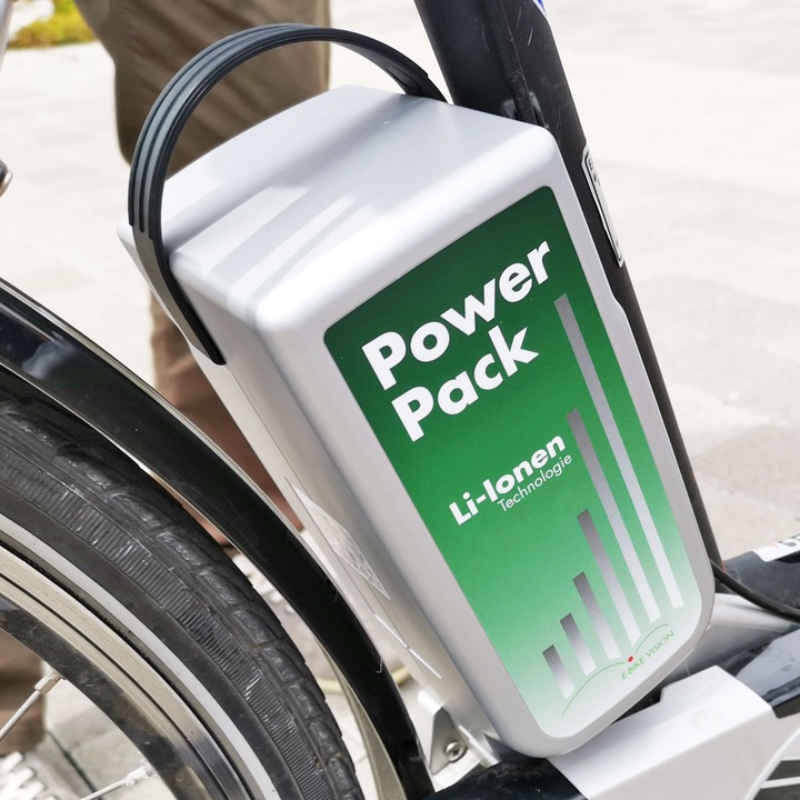 Actual product image E-Bike-Vision BikeTec S-Series 28 20 Ah Powerpack E-bike Replica Battery 26 Volt 510 Wh (510 Wh, E-bike battery cover)