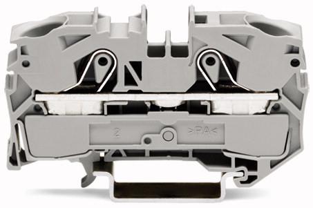 Productafbeelding Wago DIN-railklem 2 x 16 mm2 grijs