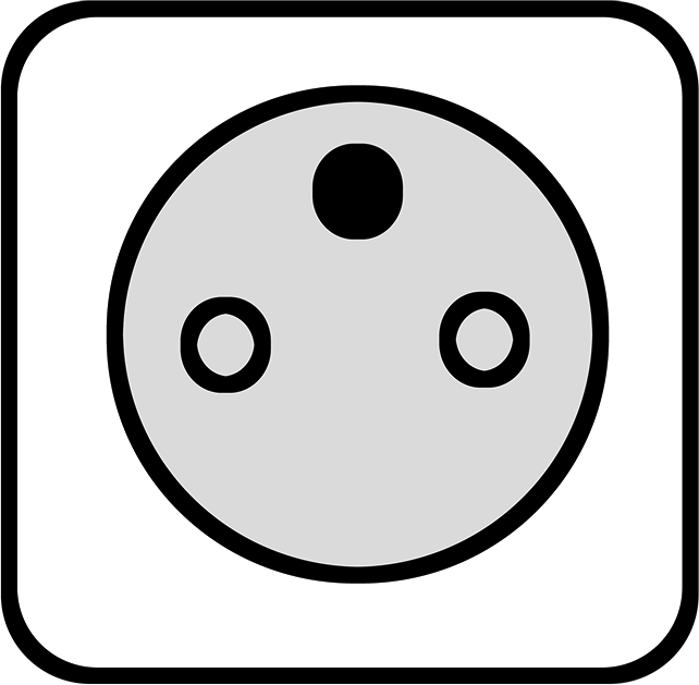 Actual product image Bachmann DUE - 1 AC outputs - Indoor - Type E - Black - 1 piece(s) (1 x, CEE 7/3, CEE 7/5, 2 m)
