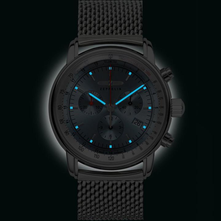 Actual product image Zeppelin 8886M3 (Analogue wristwatch, Chronograph, 42 mm)