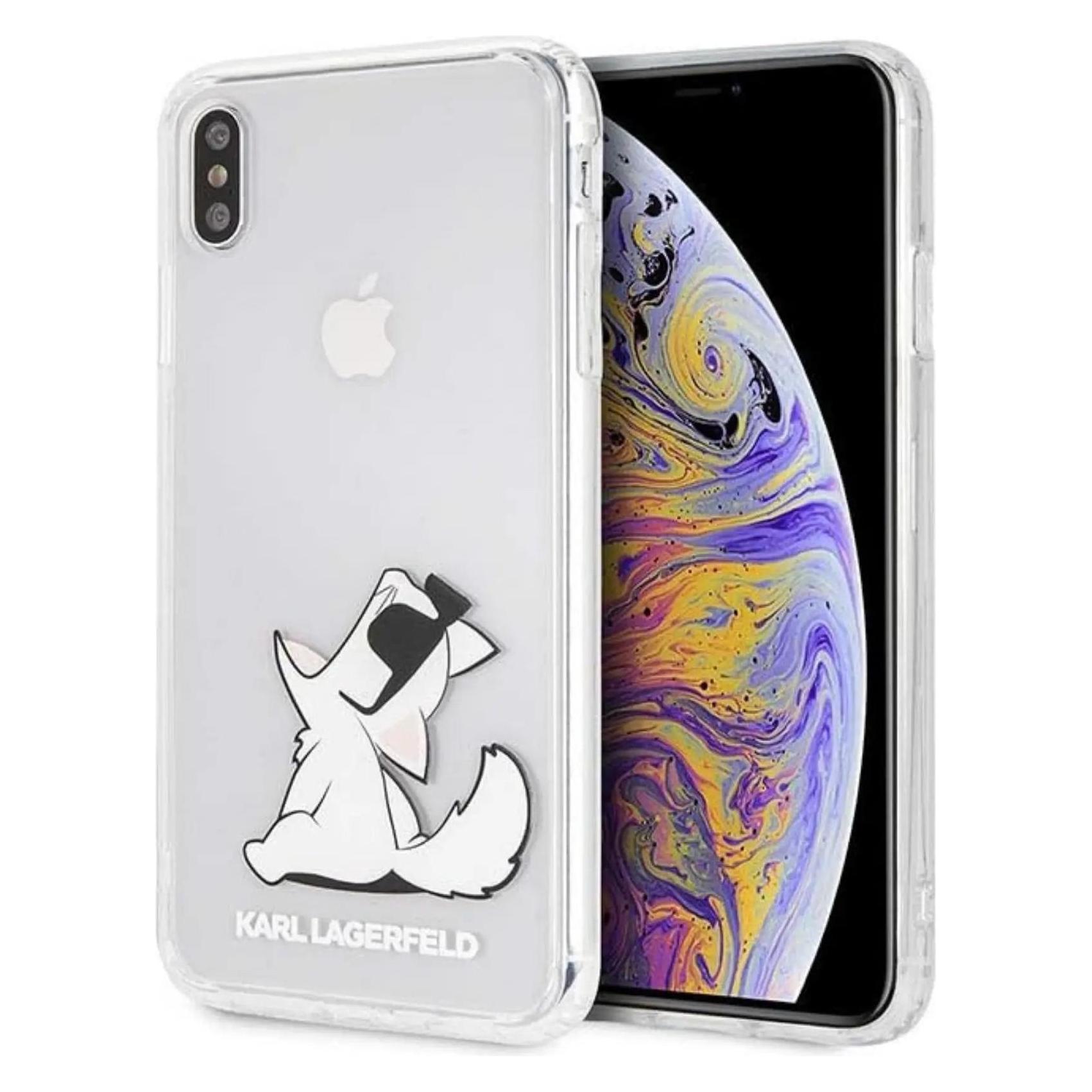 Karl Lagerfeld Case (Apple IPhone Xs Max), Smartphone Hülle, Transparent